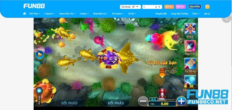Đối tác cung cấp game Bắn cá có đồ họa chân thực