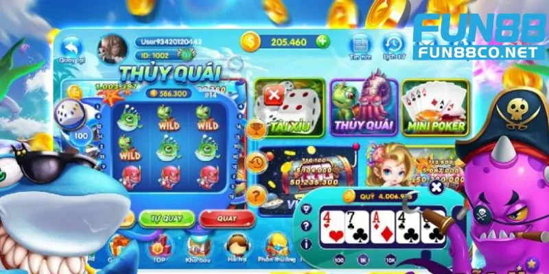 Game bắn cá quay hũ đổi thưởng nặng tay