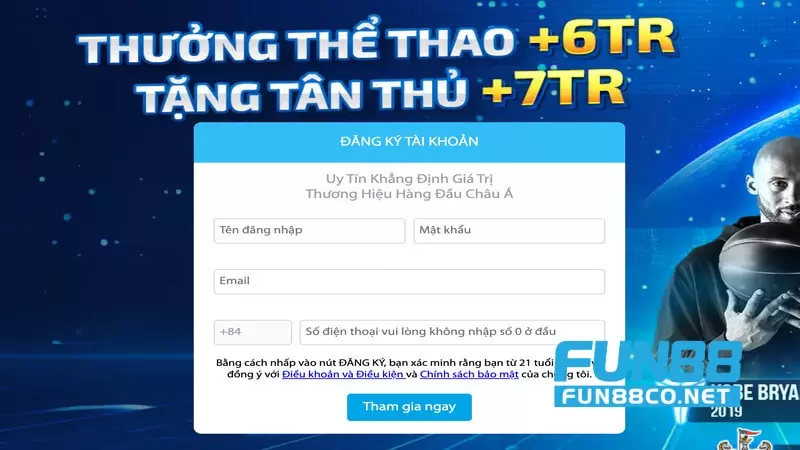 Giải mã thắc mắc khi đăng ký Fun88