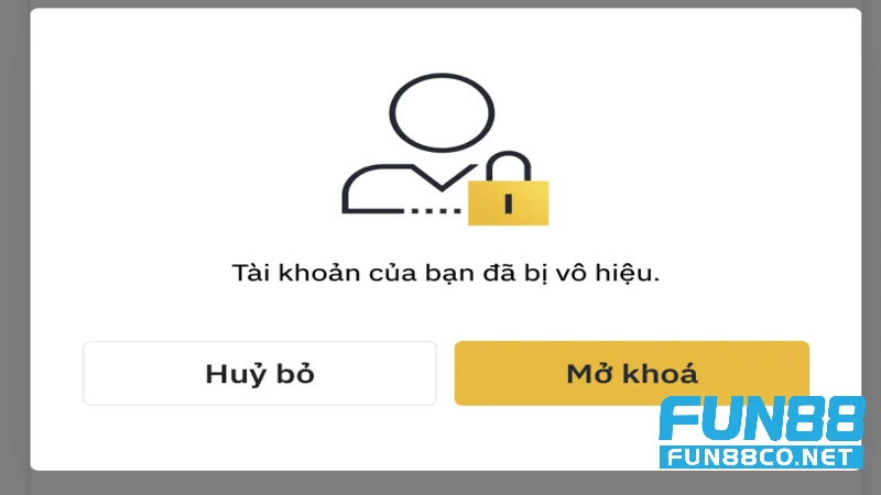 Khóa tài khoản Fun88 với hành vi đặc biệt nghiêm trọng