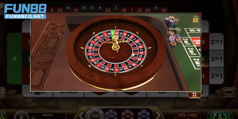 Các loại cược trong tại bàn Roulette