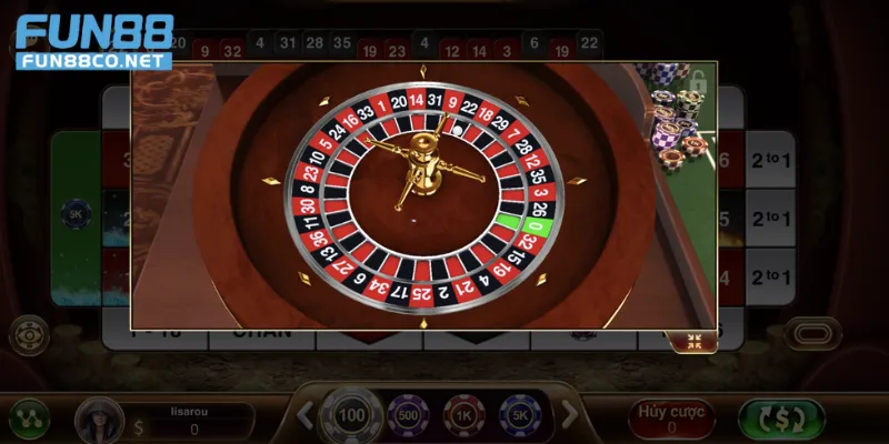 Siêu phẩm kinh điển Roulette độc đáo