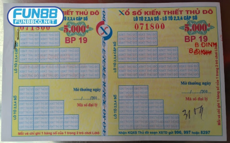 Xổ số lô tô miền Bắc