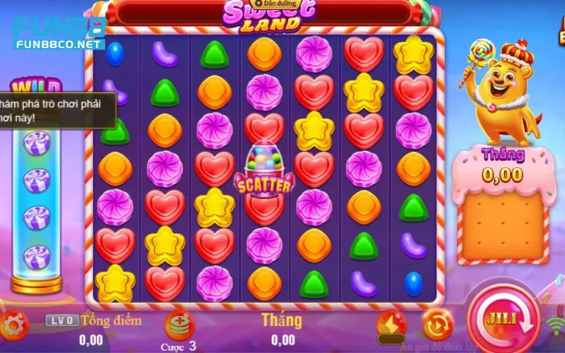 Diễn biến của trò chơi Jili Sweet Land