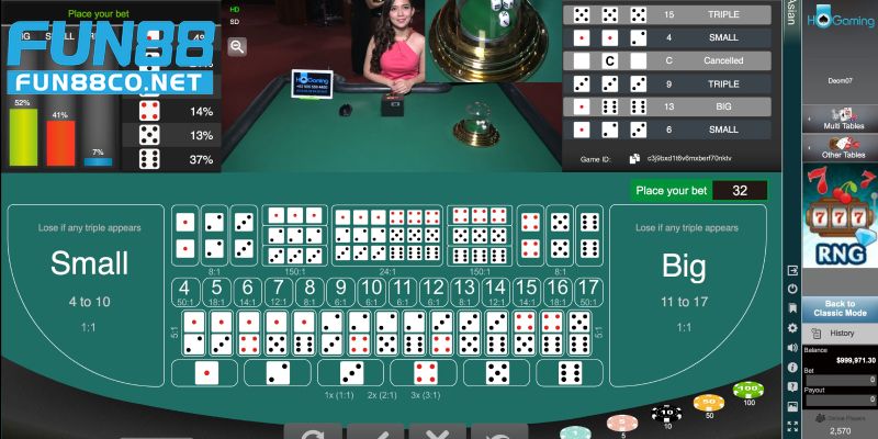 Thực hiện thống kê cầu tài xỉu