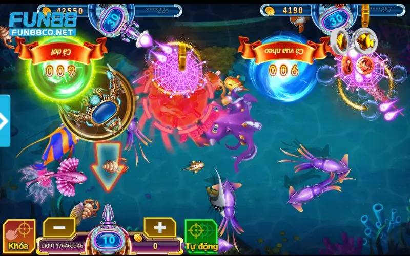 Trò chơi Đại sư bắn cá thuộc sảnh BG